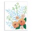 Flower Painting Doodles 16x20 Canvas Wall Art
