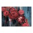 Painted Red Pink Rose 30x20 Canvas Wall Art