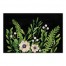 Greenery On Dark Background  18x12 Canvas Wall Art