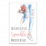 She Leaves A Sparkle 12x18 Canvas Wall Art