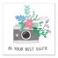 Be Your Best Selfie 12x12 Canvas Wall Art