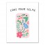 Love Your Selfie 11x14 Canvas Wall Art