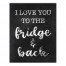 To the Fridge and Back 11x14 Canvas Wall Art