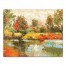 Red Orange Green Landscape 30x24 Canvas Wall Art