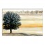 Watercolor Tree and Field 24x16 Canvas Wall Art