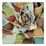 Bright Painted Succulent 24x24 Canvas Wall Art