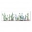 Horizontal Cactus  36x12 Canvas Wall Art