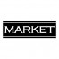 Market Sign 36x12 Canvas Wall Art