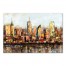 Rough Painted City Scape 24x16 Canvas Wall Art