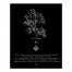 Vintage Flower Etching 16x20 Canvas Wall Art