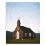 Painty Brown Barn In Field 20x24 Canvas Wall Art