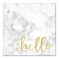Hello Marble  12x12 Canvas Wall Art