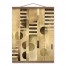 Contemporary Stripes 16x20 Teak Hanging Canvas