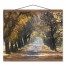 Light Walking Path 16x20 Teak Hanging Canvas