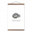 Convergent Lady Beetle 12x18 Teak Hanging Canvas