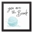 You Are The Bath Bomb 12x12 Black Framed Canvas