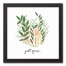 Just Grow Greenhouse 12x12 Black Framed Canvas