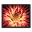 Floral Warm Burst 20x16 Black Framed Canvas