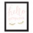 Hello Gorgeous 11x14 Black Framed Canvas