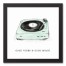 Good Vibes Good Music 12x12 Black Framed Canvas