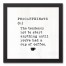 Procaffeinate Defnition 12x12 Black Framed Canvas