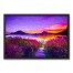 Bright Rainbow Landscape 30x20 Black Framed Canvas