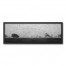 Abstract Horizon 36x12 Black Framed Canvas