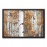Painty Birches 30x20 Black Framed Canvas