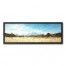 Distant Mountain 36x12 Black Framed Canvas