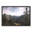 Gray Mountains 30x20 Black Framed Canvas