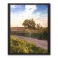 Green Path Lone Tree 16x20 Black Framed Canvas