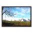 White Painted Barn 30x20 Black Framed Canvas