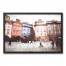 Italian Square 30x20 Black Framed Canvas