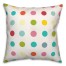 Large Bright Dots  18x18 Spun Poly Pillow