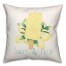 Lemon Popsicle Sweet Fresh 18x18 Spun Poly Pillow