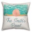 Family Pool 18x18 Personalized Spun Poly Pillow