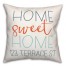 Sweet Home 18x18 Personalized Spun Poly Pillow