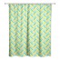 Yellow Blue Herringbone 71x74 Shower Curtain