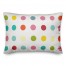 Large Bright Dots  14x20 Spun Poly Pillow