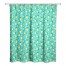 Lemon Teal 71x74 Shower Curtain