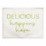 Delicious Happens Here 18x14 Poly Twill Placemat