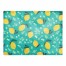 Lemon Teal 18x14 Poly Twill Placemat