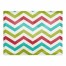 Colorful Chevron 18x14 Poly Twill Placemat