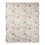Linear Abstract Floral 50x60 Coral Fleece Blanket