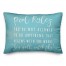 Pool Rules Waves 14x20 Spun Poly Pillow