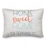 Sweet Home 14x20 Personalized Spun Poly Pillow
