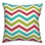 Colorful Chevron 18x18 Spun Poly Pillow