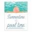 Summertime Pool Time 8x10 Tabletop Canvas