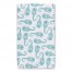 Watercolor Seahorse  Teal Tea Towel