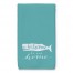 Whalecome Home Teal Tea Towel